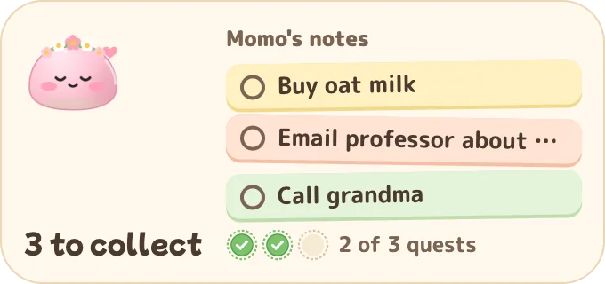 The today widget.